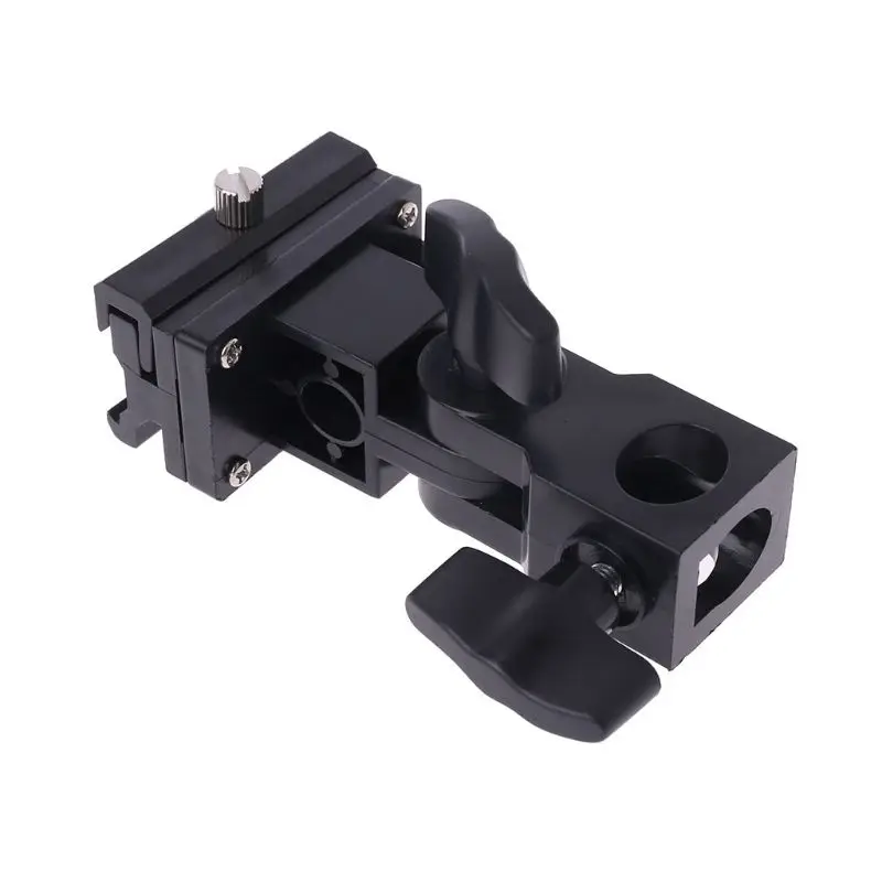 

Photo Flash Adapter Hot Shoe Swivel Mount Light Stand Bracket B Umbrella Holder