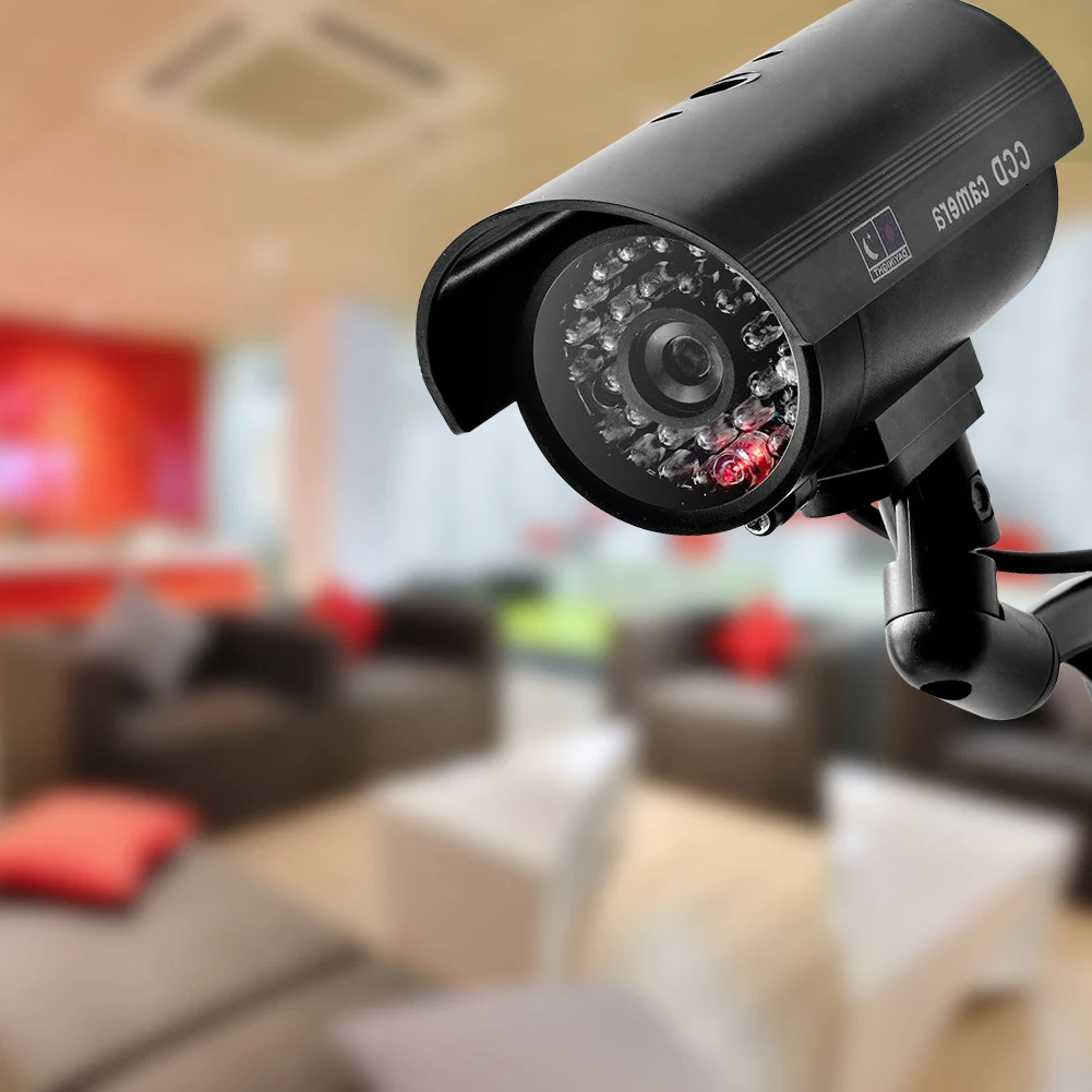 Поддельная камера-пустышка мигающая красная светодиодный ная имитационная