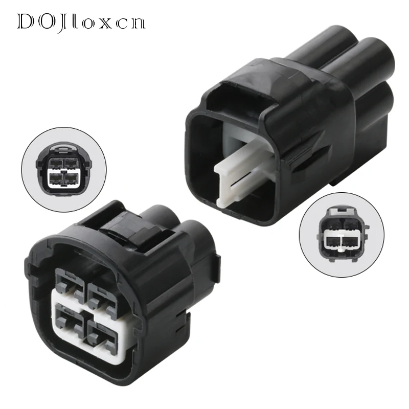 

1 Set 4 Pin Waterproof Automotive Engine System Balck Connector Sealed Auto Fan Socket For Toyota 7283-7041-40 7282-7041-40