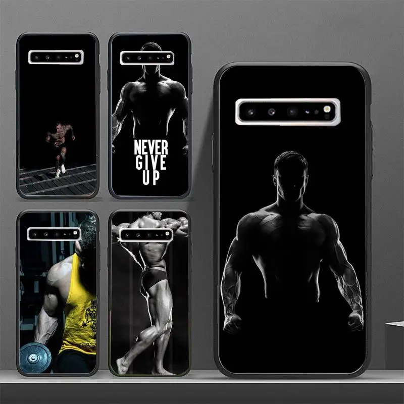 

Bodybuilding Men Fitness Gym Phone Case for Samsung S7 edge S8 S9 S10 E S20 S30 plus ultra 5G Cover