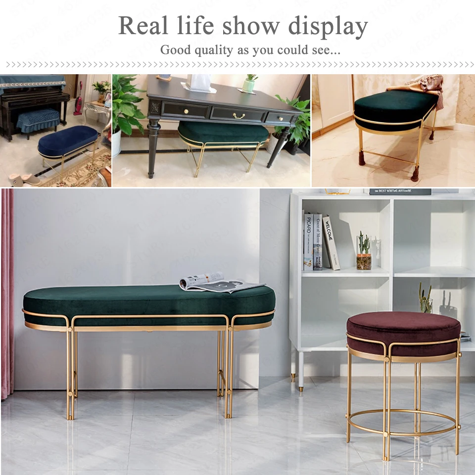 Роскошная Скандинавская повязка Золотая королева пуфик-оттоманка туфли для