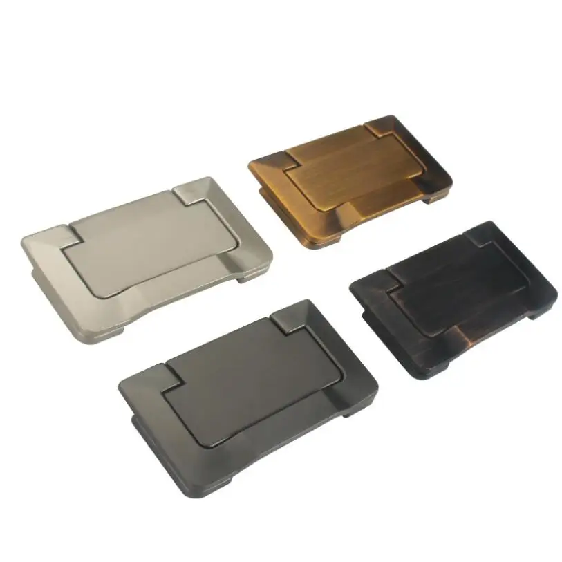 Цинковый сплав мебельная фурнитура для ящиков тянет Скрытая встряхивание ручка