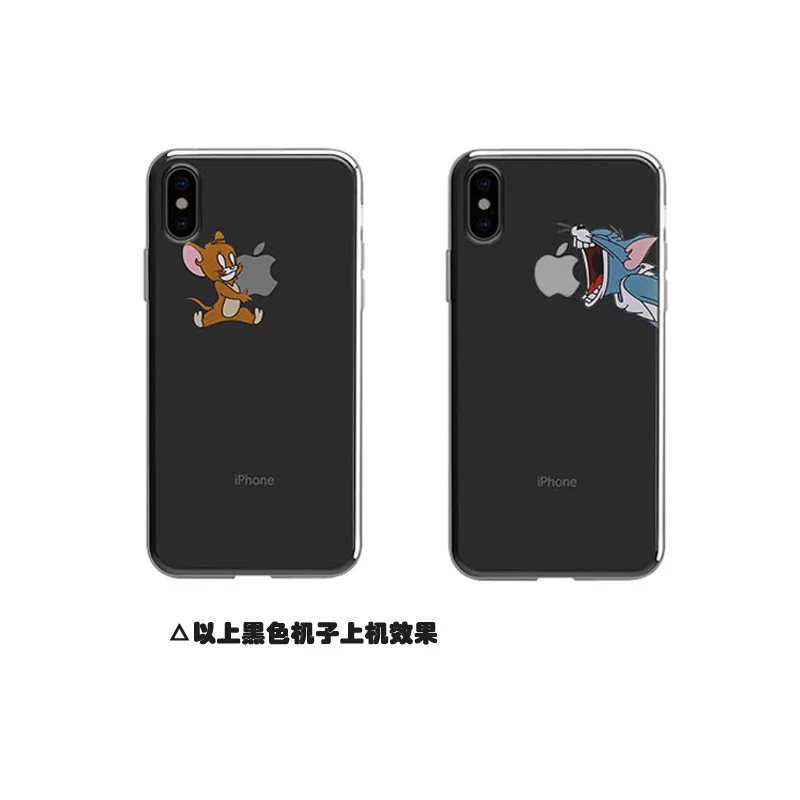 Пара моделей xs max xr чехол для телефона iPhone7plus силиконовый 5 5S 6s 8plus tide мужчин и