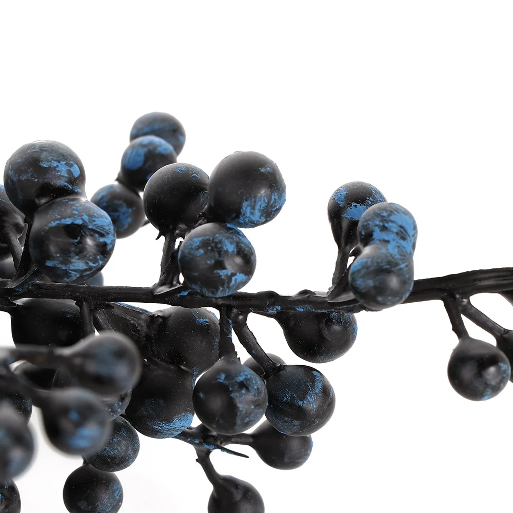 1 ветка искусственных ягод цветок искусственные красные ягоды украшение для дома