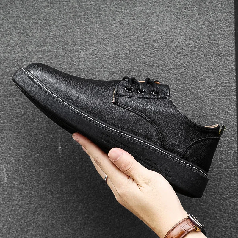 

Causal Shoes For Men Mens Casual Shoes Slip On For Men Leather Sapato Leisure Zapatos Casuales Para Hombre De Cuero Lather
