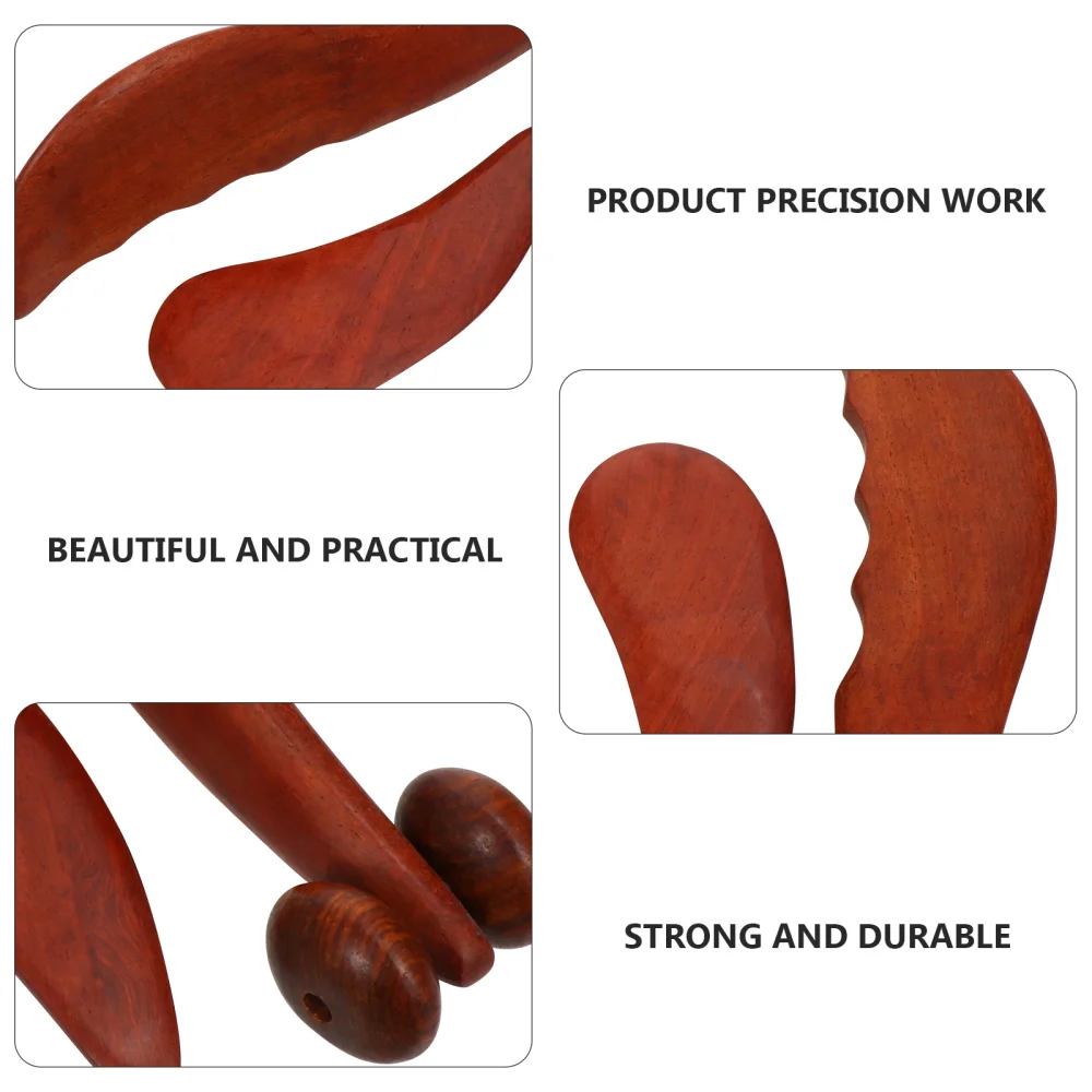 

2 Pcs Wooden Boards Wood Scraping Boards Beauty Boards Kits (Assorted Color)