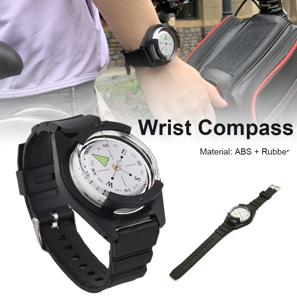 

NEW Wrist Compass Mini Outdoor Adventure Watch Band Wrist Mount Dive Compass Waterproof Camping Fishing Hunting Accessories
