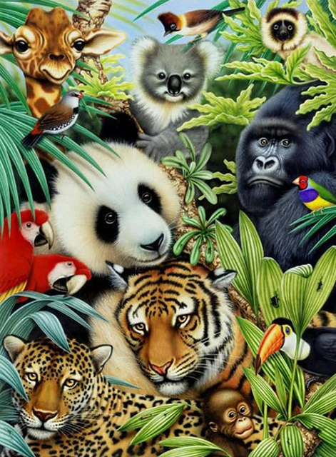 

Full Drill 5D Diy Art Diamond Panda Painting Mosaic Animals Embroidery Rhinestone Cross Stitch Home Decoration Gifts Handmade