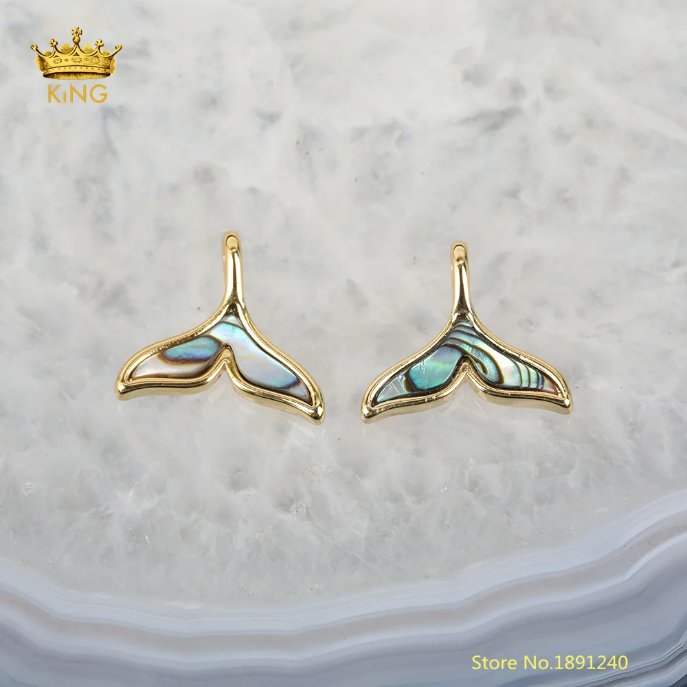 Gold Abalone Shell 5 шт Абалон ракушка, розовая ракушка, белая ракушка Подвески для изготовления ювелирных изделий, натуральная ракушка рыбий хвост подвески DIY ракушка принадлежности для сережек - Окраска металла: Gold Abalone Shell