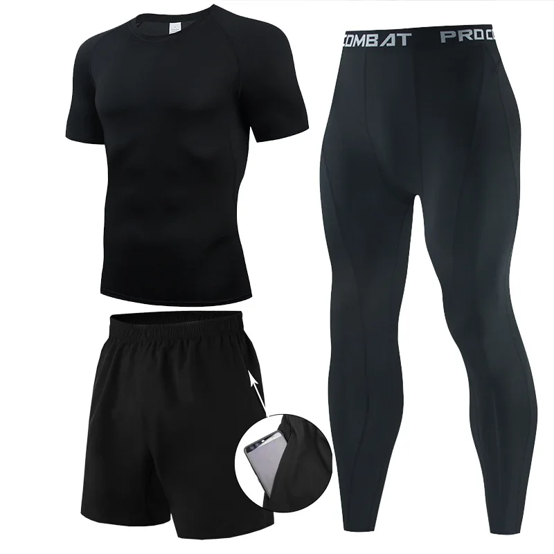 Новинка 2021 Мужская одежда спортивная Спортивные Компрессионные костюмы для