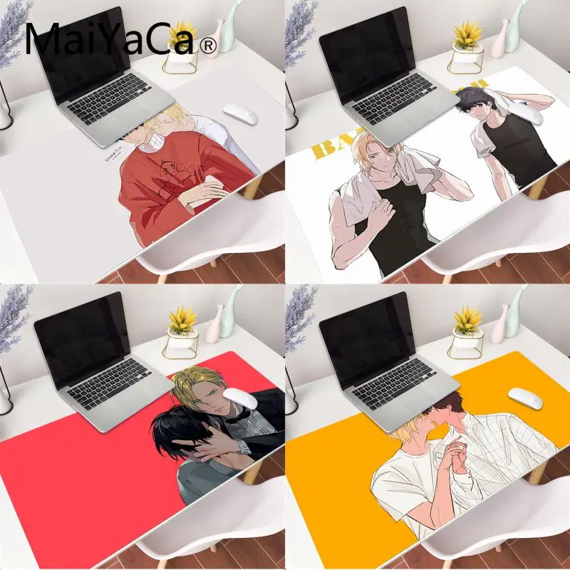 

MaiYaCa Your Own Mats Banana Fish Rubber Pad to Mouse Game Gaming Mouse Pad Large Deak Mat 700x300mm for overwatch/cs go