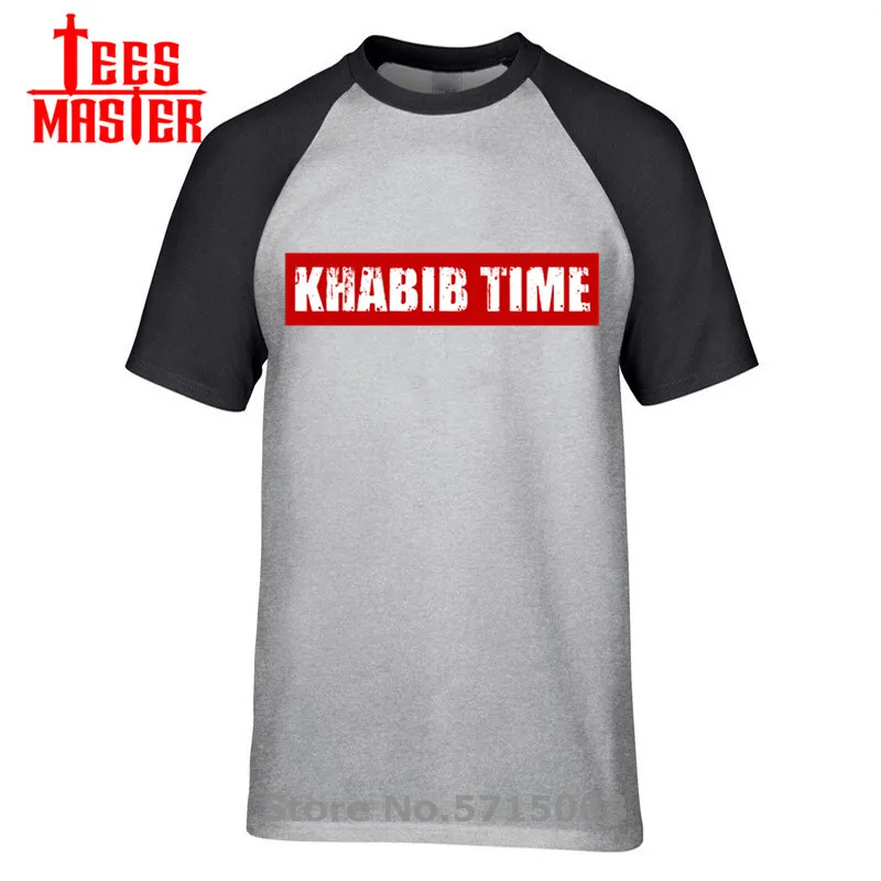 Забавные мужские футболки Khabib Time The Eagle футболка для спортзала русского