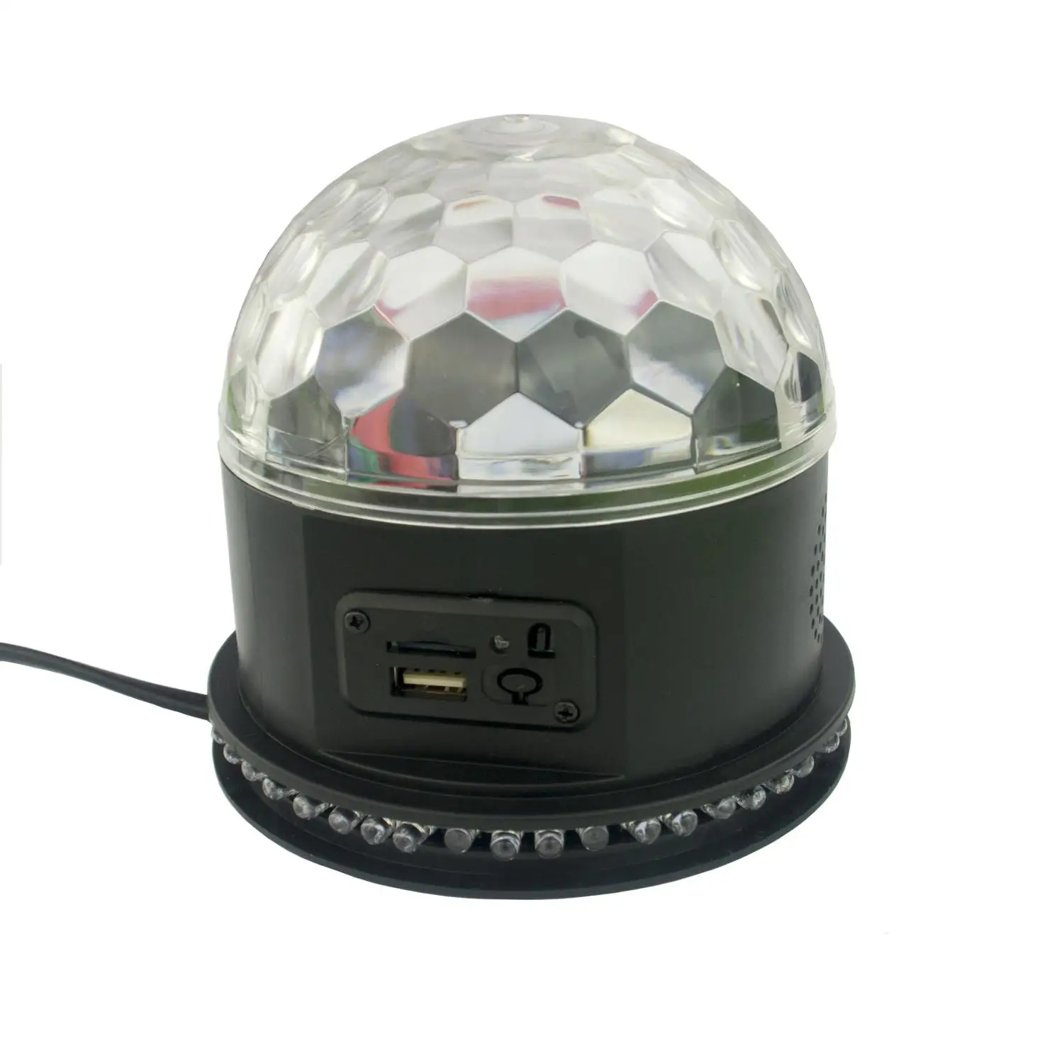 6 цветов Музыка MP3 Хрустальный волшебный шар светодиодный сцсветильник свет ing KTV