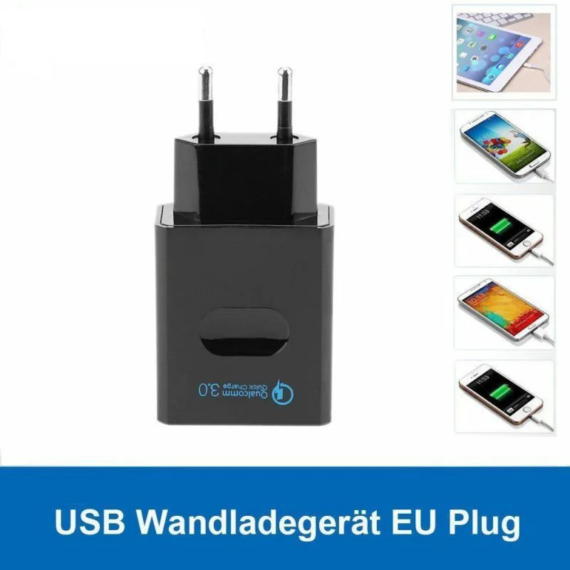 Быстрая зарядка 3 0 10 Вт FC 4 быстрое зарядное устройство USB Портативная мобильный
