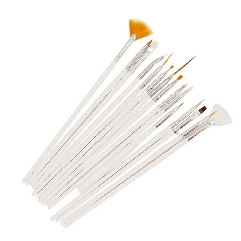 15 шт. Косметический лак для ногтей ручка рисования кисть набор инструментов УФ