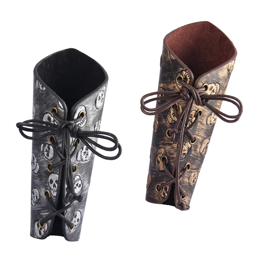 Бронежилет с черепами средневековая Защитная повязка на запястье в стиле панк