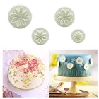 Форма для бисквит Фондант из сливы, 4 шт., резак для печенья, маргаритки, инструменты для украшения тортов, сахарное резак для печенья