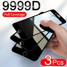 Защитное стекло с полным покрытием для iPhone 7, 8, 6, 6s Plus, 7, 8, 5, 5S, SE 2020, 3 шт.