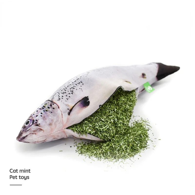 

Pet soft fish-shaped cat toy simulation fish toy funny cat chewing play supplies cat molar toy