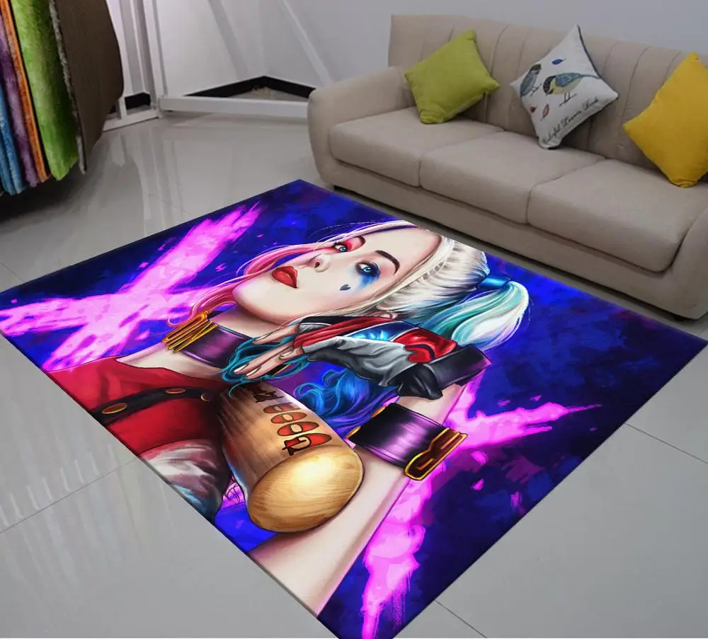 Напольный коврик для девочки-клоуна Детский мягкий удобный ковер с 3D рисунком из