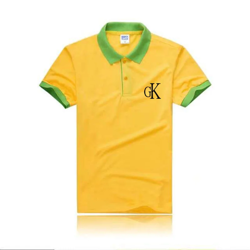 Летняя популярная рубашка поло мужская с коротким рукавом повседневные рубашки