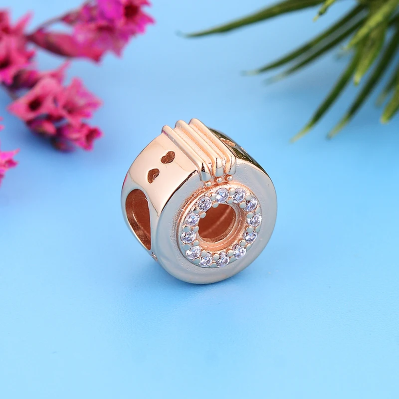 

Бусина-Шарм для браслета, из серебра 925 пробы