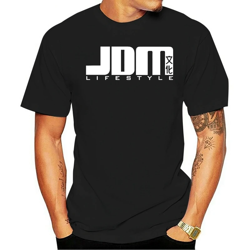 Топы летняя крутая забавная футболка JDM #15 Lifestyle импортная черная с дистанционным