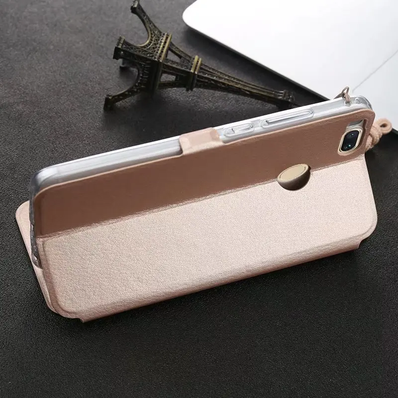 

For Huawei Mate 20 Lite P30 P20 Window Cases Ultra Slim Flip Leather Stand Protection Cover