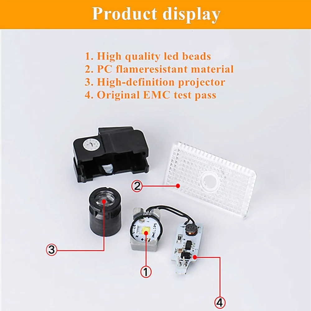 2 предмета новый дизайн HD лазерный Led пригласительные огни в дверь автомобиля