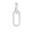 Женские серьги-цепочки из серебра 925 пробы, с белым цирконием