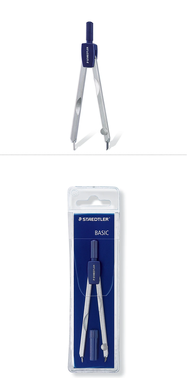 Немецкий STAEDTLER 559 WP 00 для начинающих базовый циркуль с карандашом 556 E4-HB циркуль