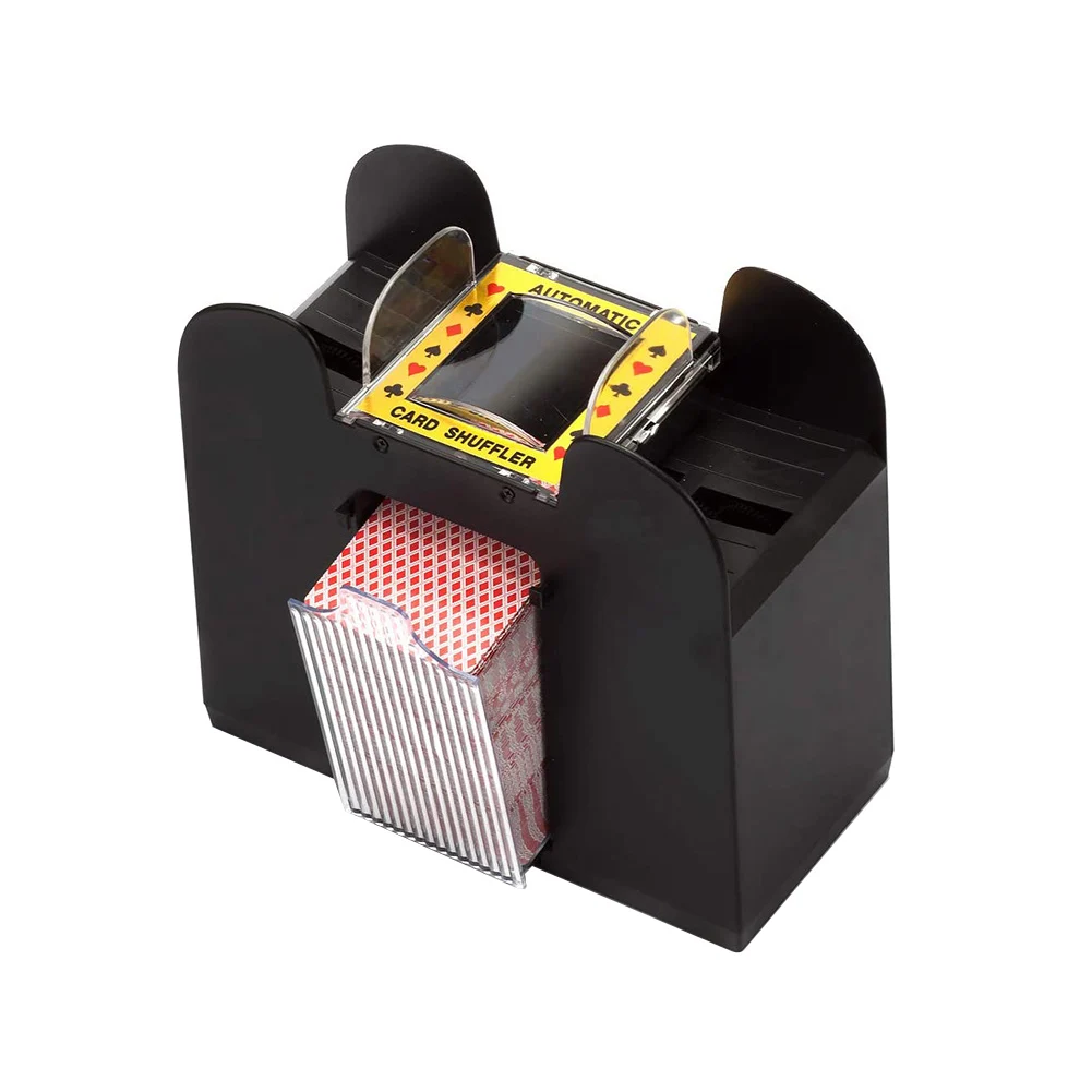 

For Poker Mixer Automatic Card Shuffler Sorter Machine Entertainment Portable Bridge Battery Operated Party 6 Deck Table Game