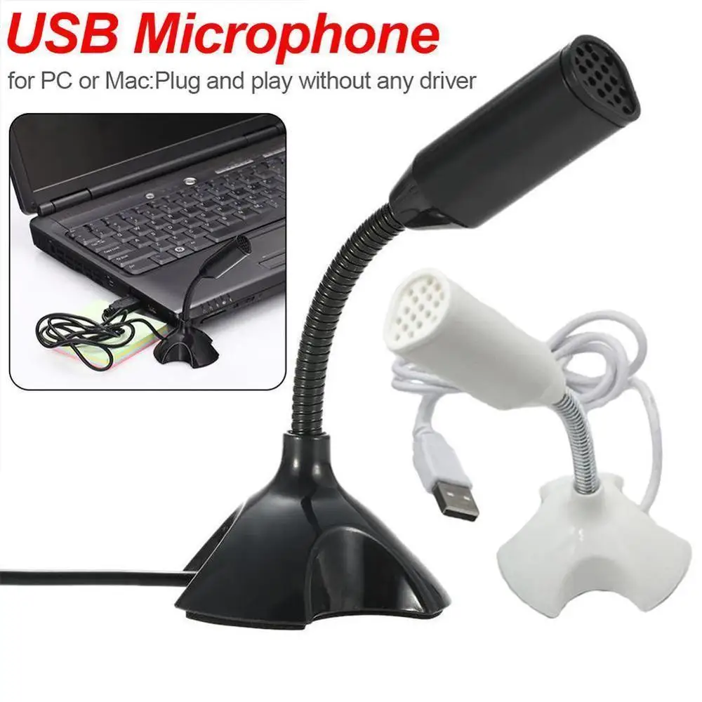 Мини USB Студийный микрофон для речи регулируемый ноутбука Подставка с держателем