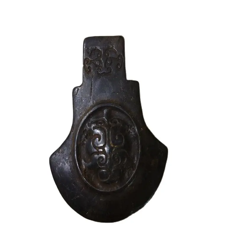 

Китайская коллекция Красной горной культуры, резьба по метеориту, старинная подвеска