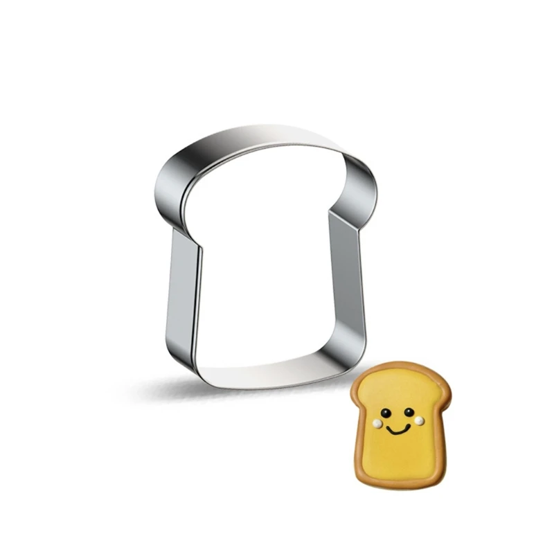 

4pcs Hamburger Toast Bread Cookie Cutters Set Stainless Steel Biscuit Mold Fondant Pastry Decorating Baking Mould