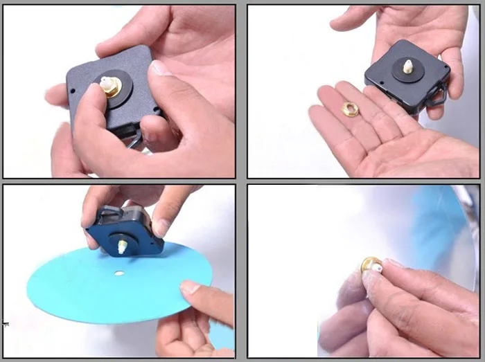 Современный стиль Бабочка фея DIY зеркальные настенные часы стикеры домашний