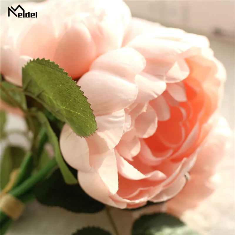 Букет невесты Meldel искусственный цветок Розовый пион сделай сам украшение для