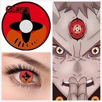 japanese cosplay contact lenses sharingan anime eye nanji hallowen eyewear cl273 red cross
