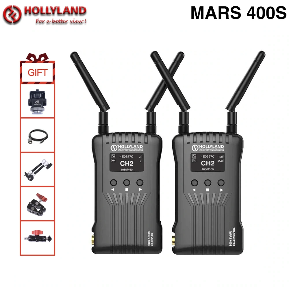 HOLLYLAND MARS 400S 400FT Беспроводная HDMI совместимая система передачи видео SDI передатчик и