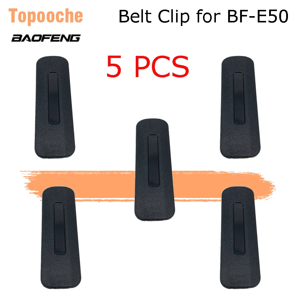

5pcs Original Baofeng E50 T99 Plus Belt Clip Two-Way Radios Walkie Talkie Accessories Belt Clip for Baofeng E50 T99 Plus Radio