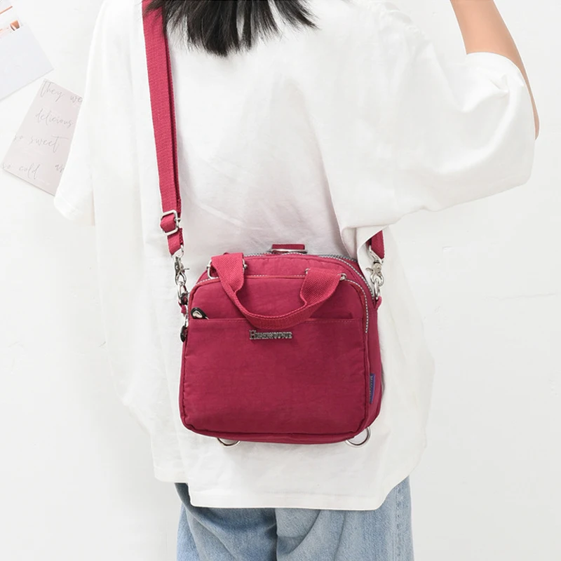 Women Handbags Crossbody Shoulder Bag for Woman 2021 New Multifunctional Female Messenger Bags Waterproof Nylon Travel Back Pack