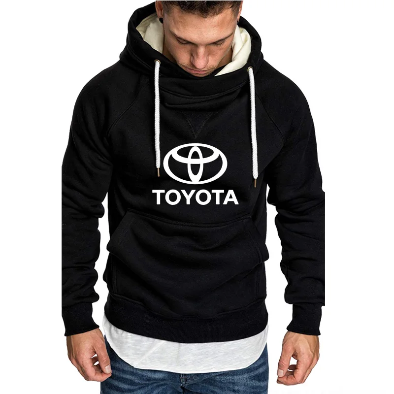 

Hoodies Men Toyota Car Logo Print Casual HipHop Harajuku Gradient color Hooded Fleece Sweatshirts Hoodie Man Clothing