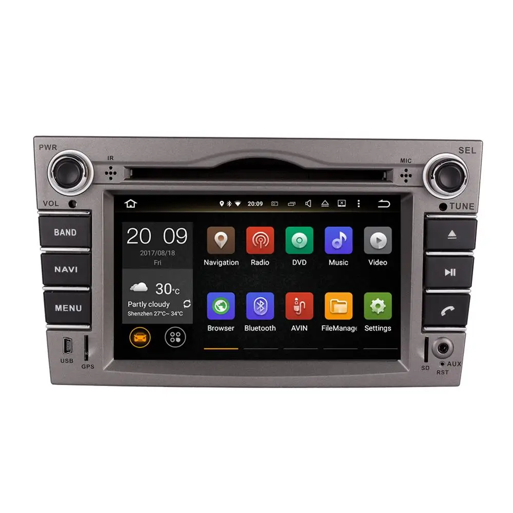 Головное устройство для автомобиля 2 Din Android 9 0 Opel Astra Vectra Zafira Bluetooth Wifi вход