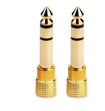 

50pcs 3.5mm Female to 6.35mm Male Stereo Audio Jack Converter Adapter