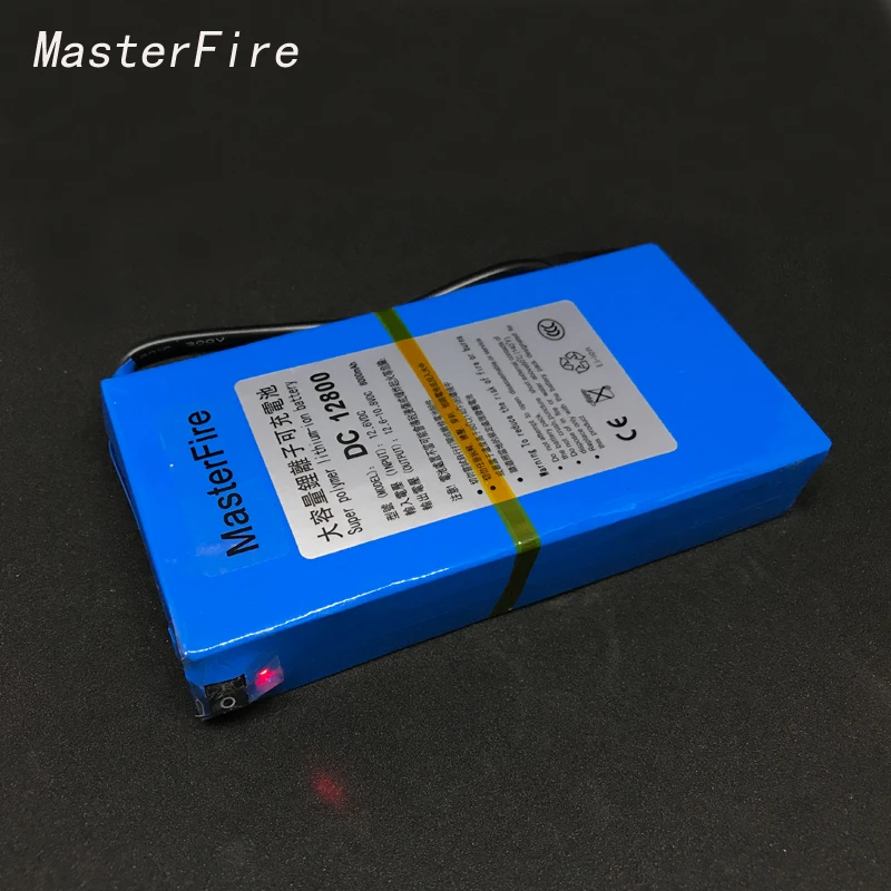 MasterFire DC 12V 8000MAH супер перезаряжаемая батарея над зарядкой резервная литий ионная