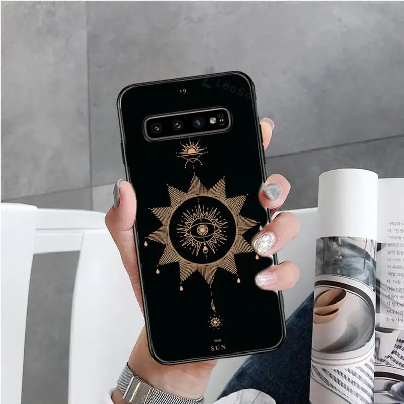 

Witches moon Tarot Mystery totem Phone Case For Samsung S6 S7 edge S8 S9 S10 e plus A10 A50 A70 note8 J7 2017