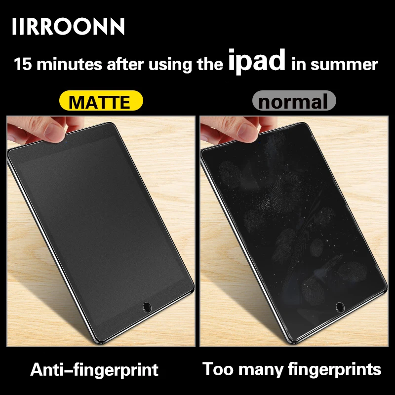 Матовое закаленное стекло для Apple iPad mini Air 3 2 1 Mini 5 4 2017 2018 pro 9 7 10 Защитная пленка