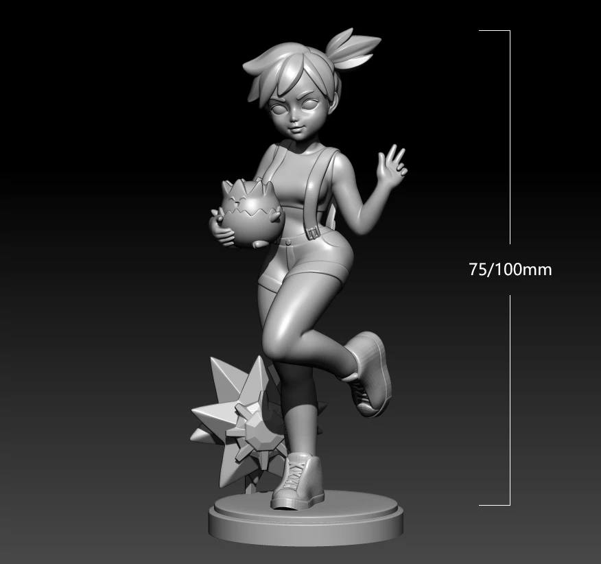 

1/24 75mm 1/18 100mm Resin Model Kits Lovely Little Girl Sculpture Figure Unpainted No Color RW-486