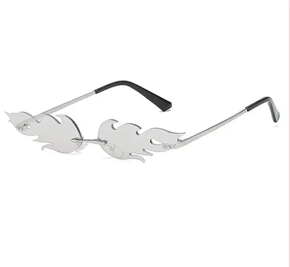 C6 Sliver Mirror Солнцезащитные очки "FIRE" - Цвет линз: C6 Sliver Mirror