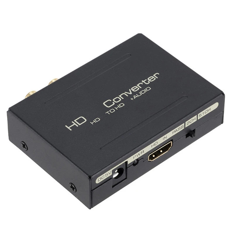 

Audio Extractor Converter To HDMI-compatible RCA Adapter Support 5.1CH Format Output Consumer Electronics